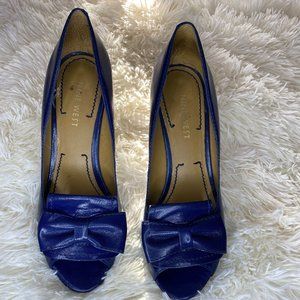 Nine West Navy Blue Heels